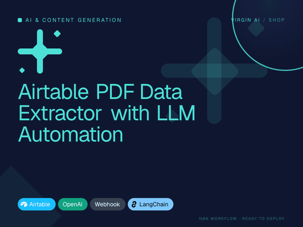 Airtable PDF Data Extractor with LLM Automation