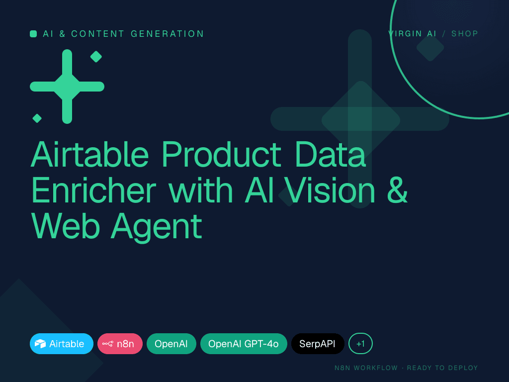 Airtable Product Data Enricher with AI Vision & Web Agent