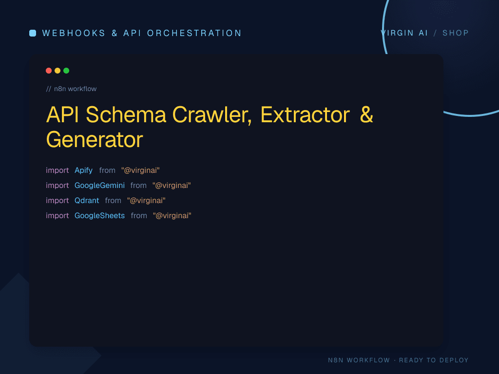 API Schema Crawler, Extractor & Generator