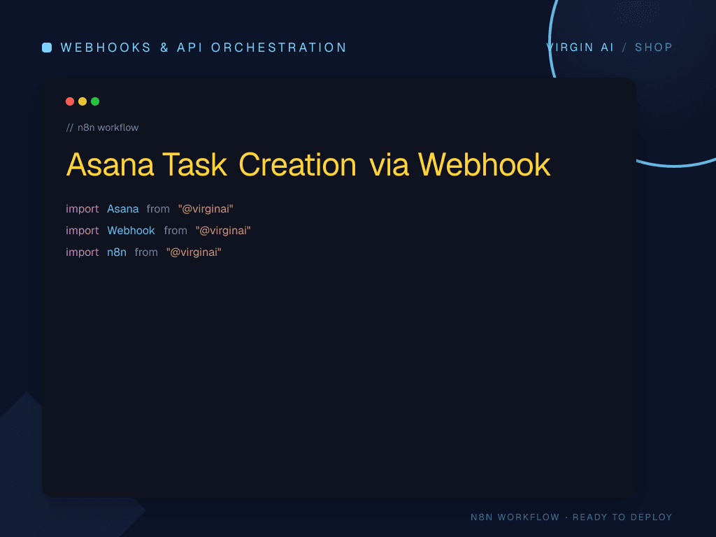 Asana Task Creation via Webhook