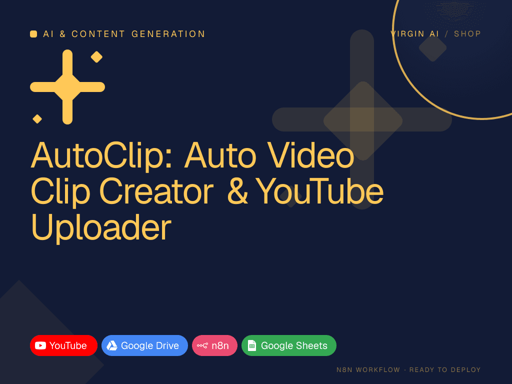 AutoClip: Auto Video Clip Creator & YouTube Uploader