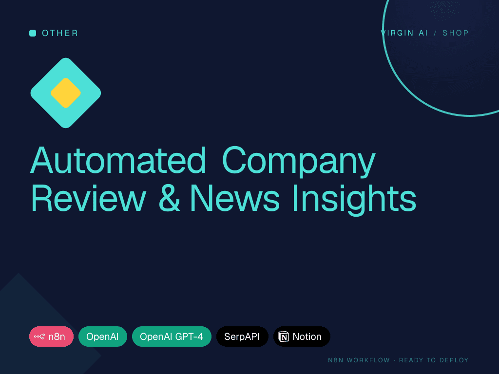 Automated Company Review & News Insights