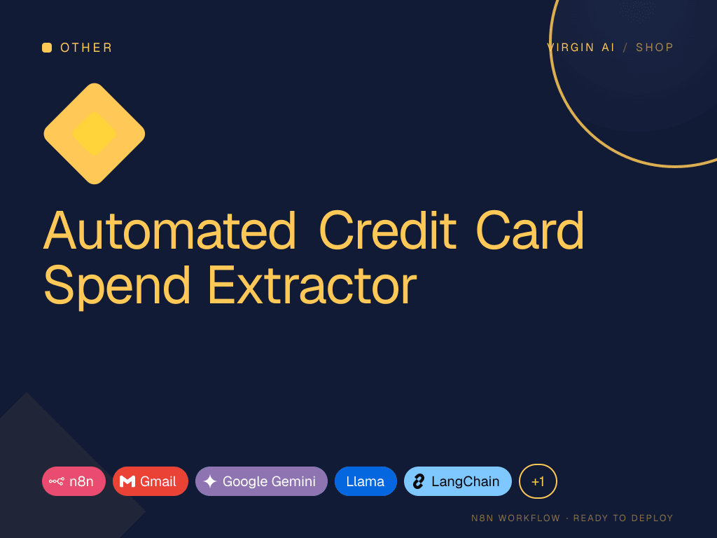 Automated Credit Card Spend Extractor