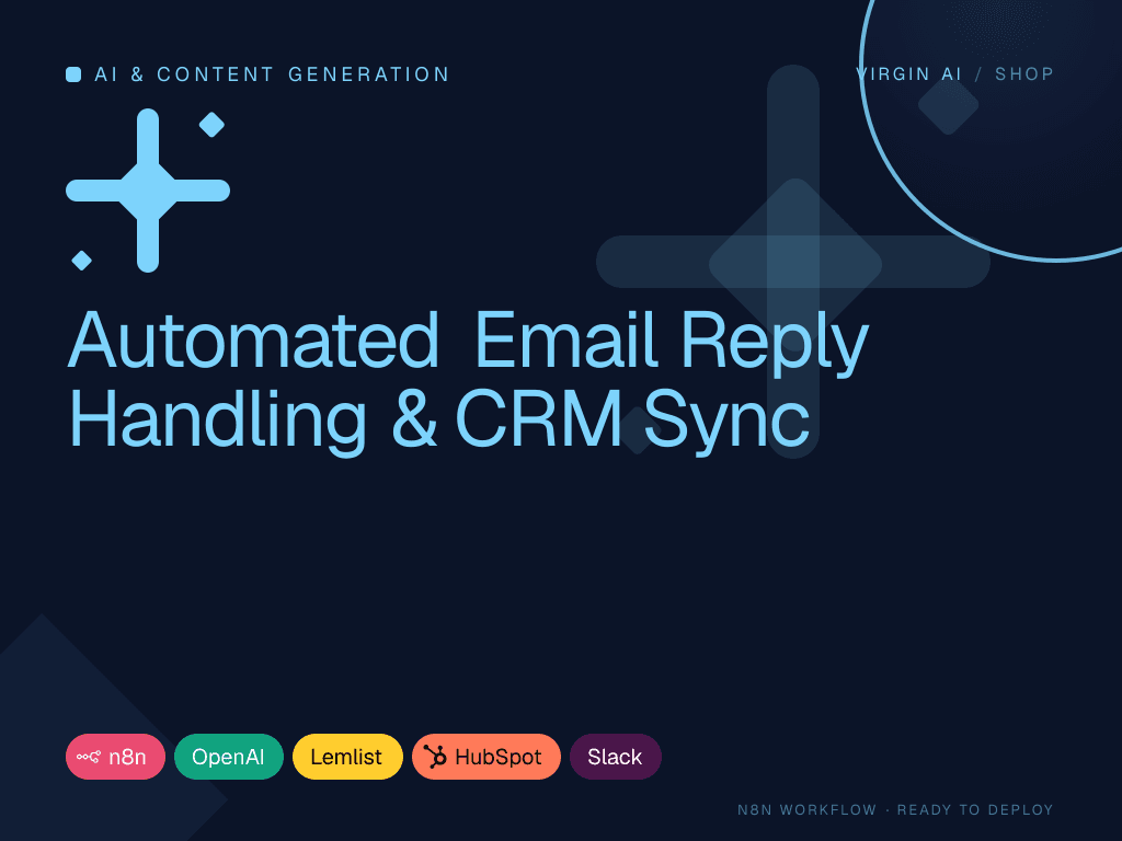 Automated Email Reply Handling & CRM Sync