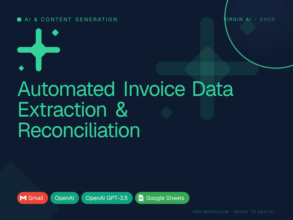 Automated Invoice Data Extraction & Reconciliation