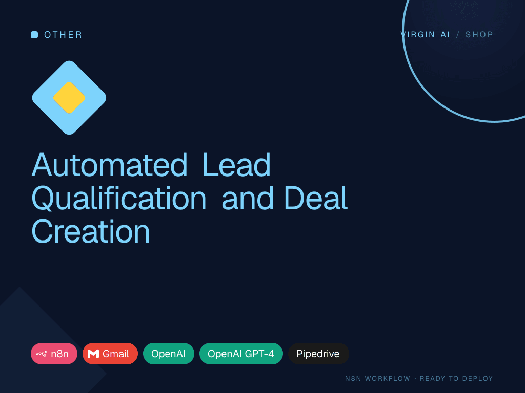 Automated Lead Qualification and Deal Creation