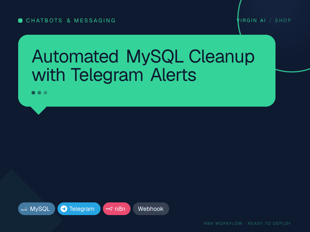 Automated MySQL Cleanup with Telegram Alerts