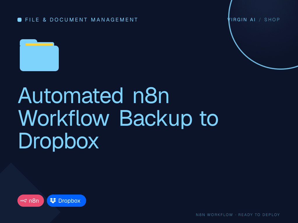 Automated n8n Workflow Backup to Dropbox