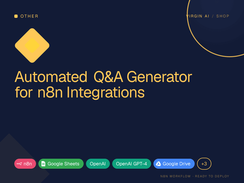 Automated Q&A Generator for n8n Integrations