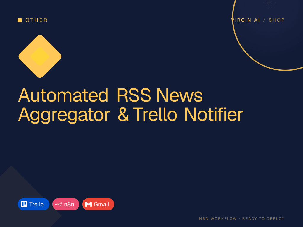 Automated RSS News Aggregator & Trello Notifier