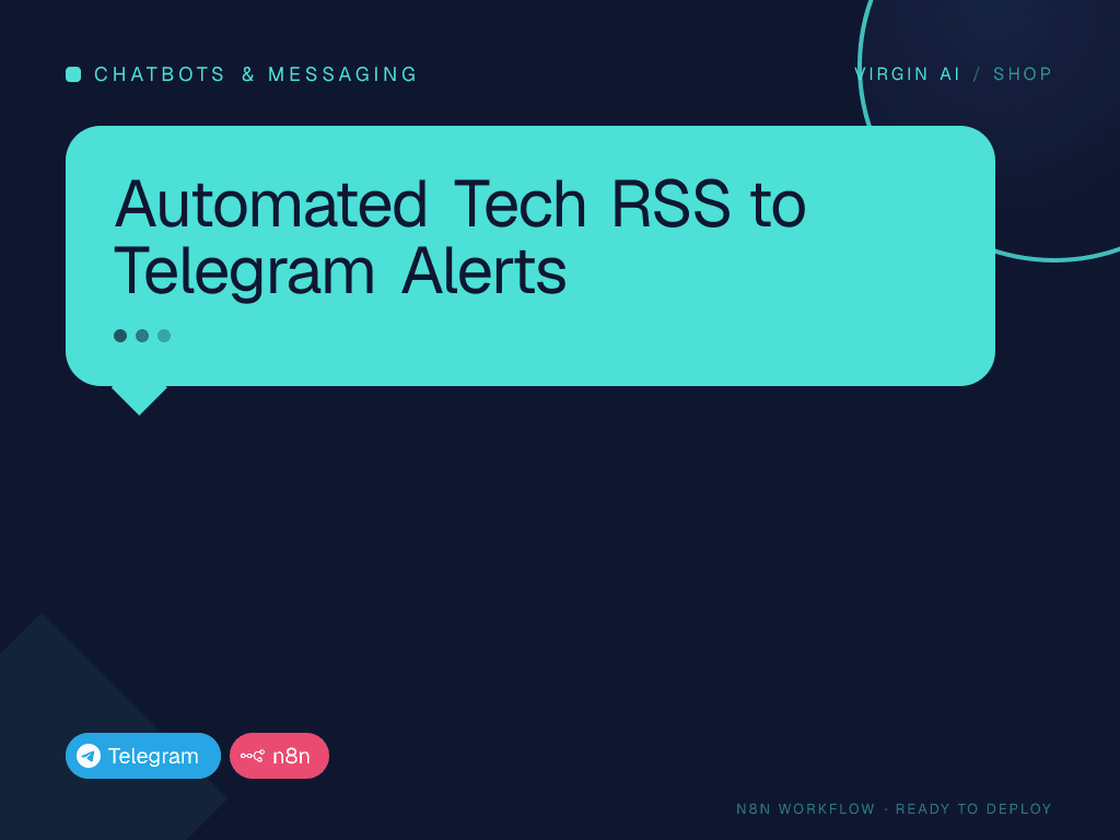 Automated Tech RSS to Telegram Alerts