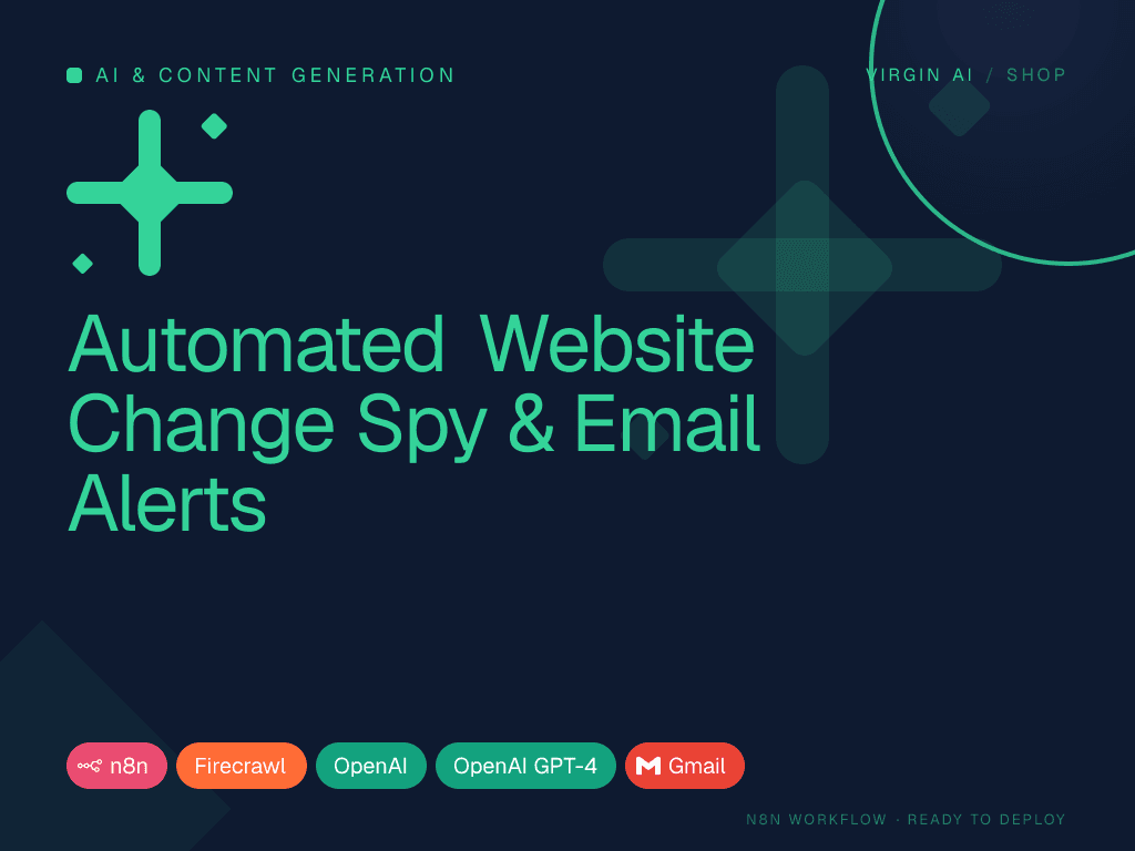 Automated Website Change Spy & Email Alerts