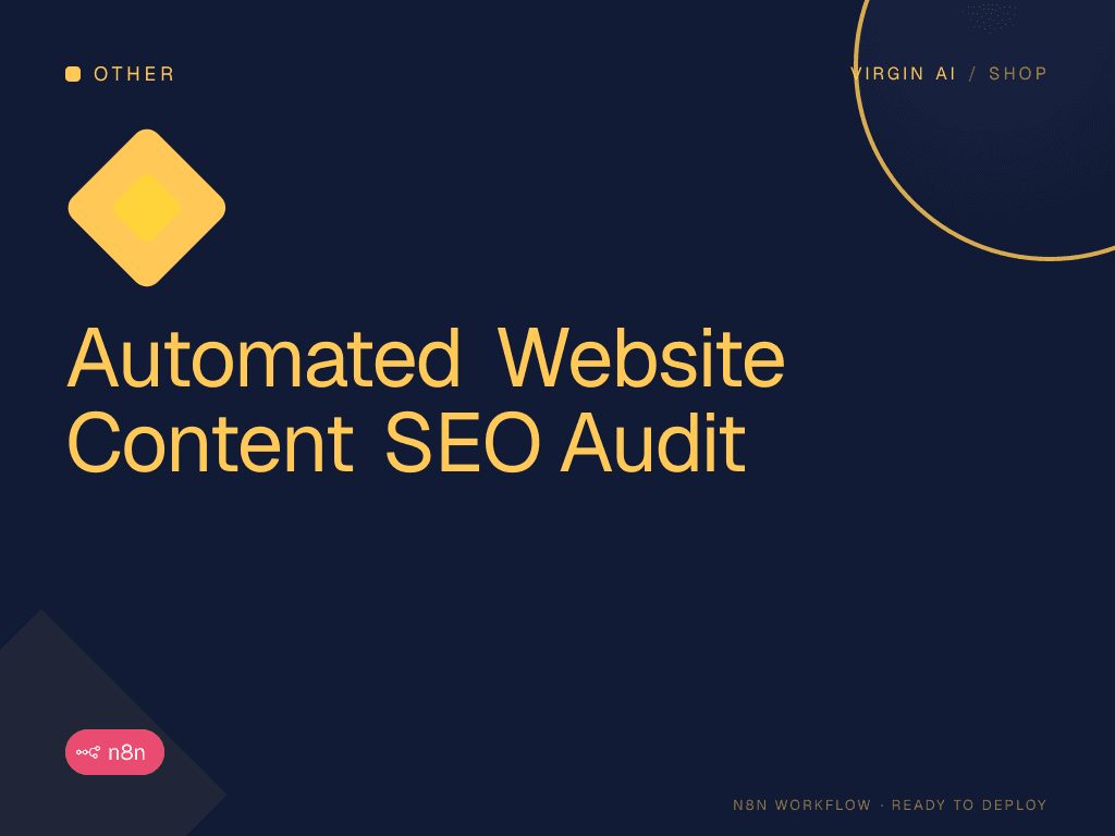 Automated Website Content SEO Audit