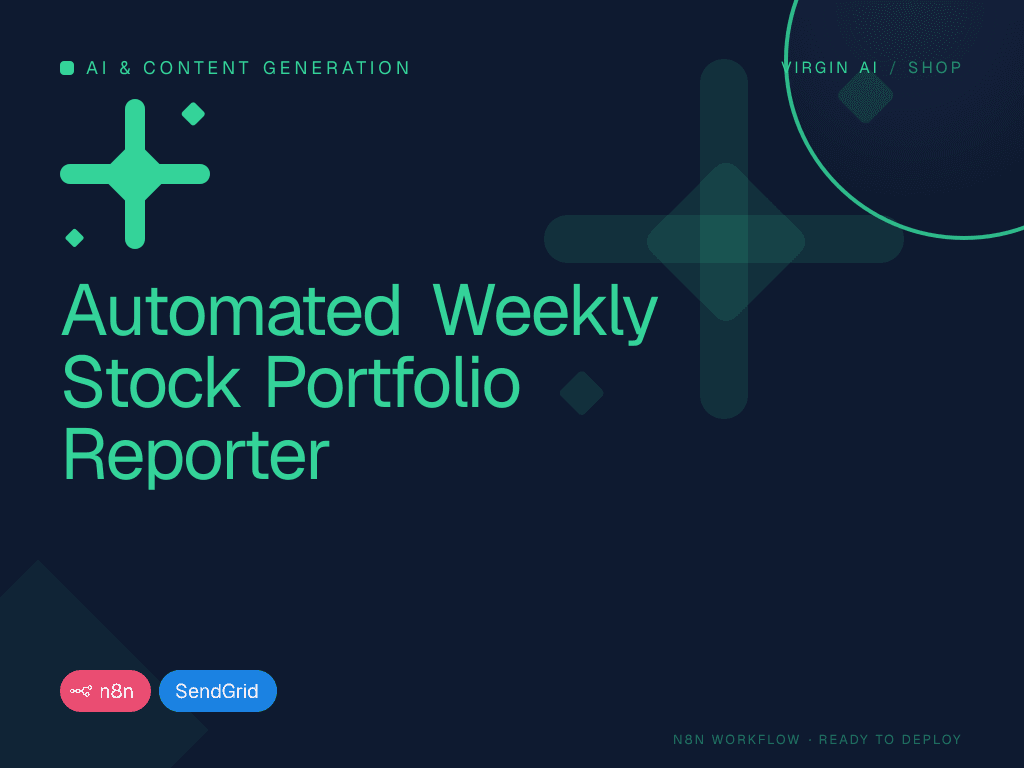 Automated Weekly Stock Portfolio Reporter