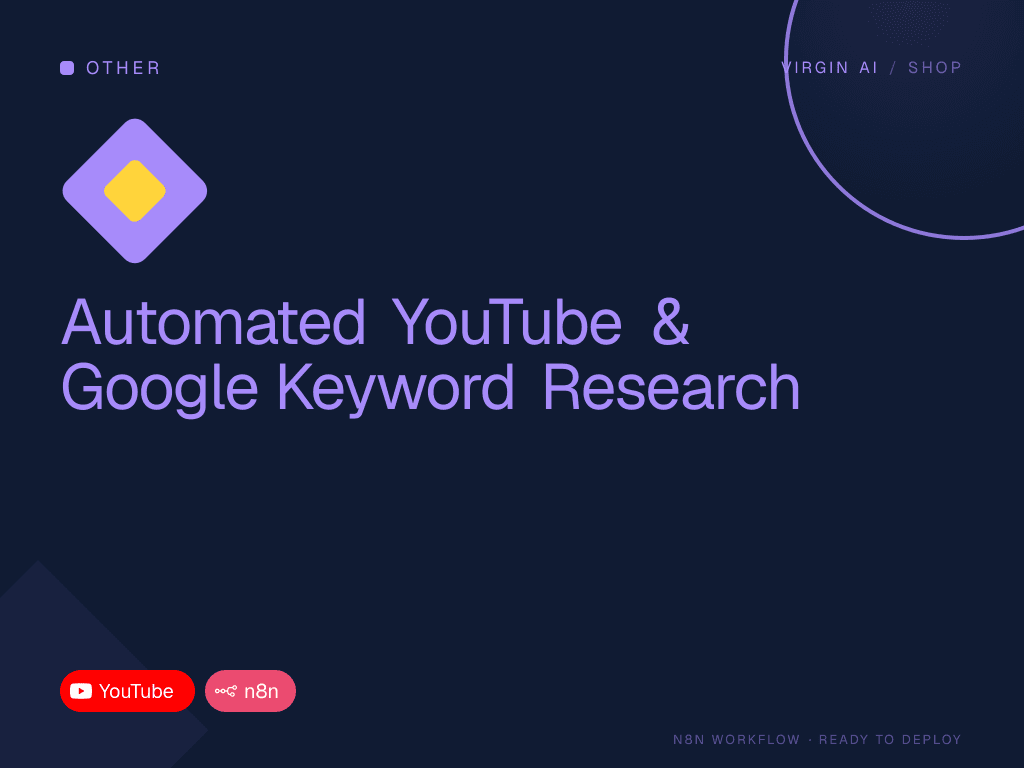 Automated YouTube & Google Keyword Research