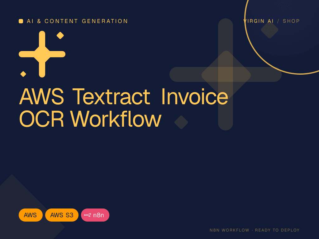 AWS Textract Invoice OCR Workflow
