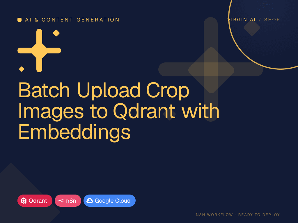 Batch Upload Crop Images to Qdrant with Embeddings