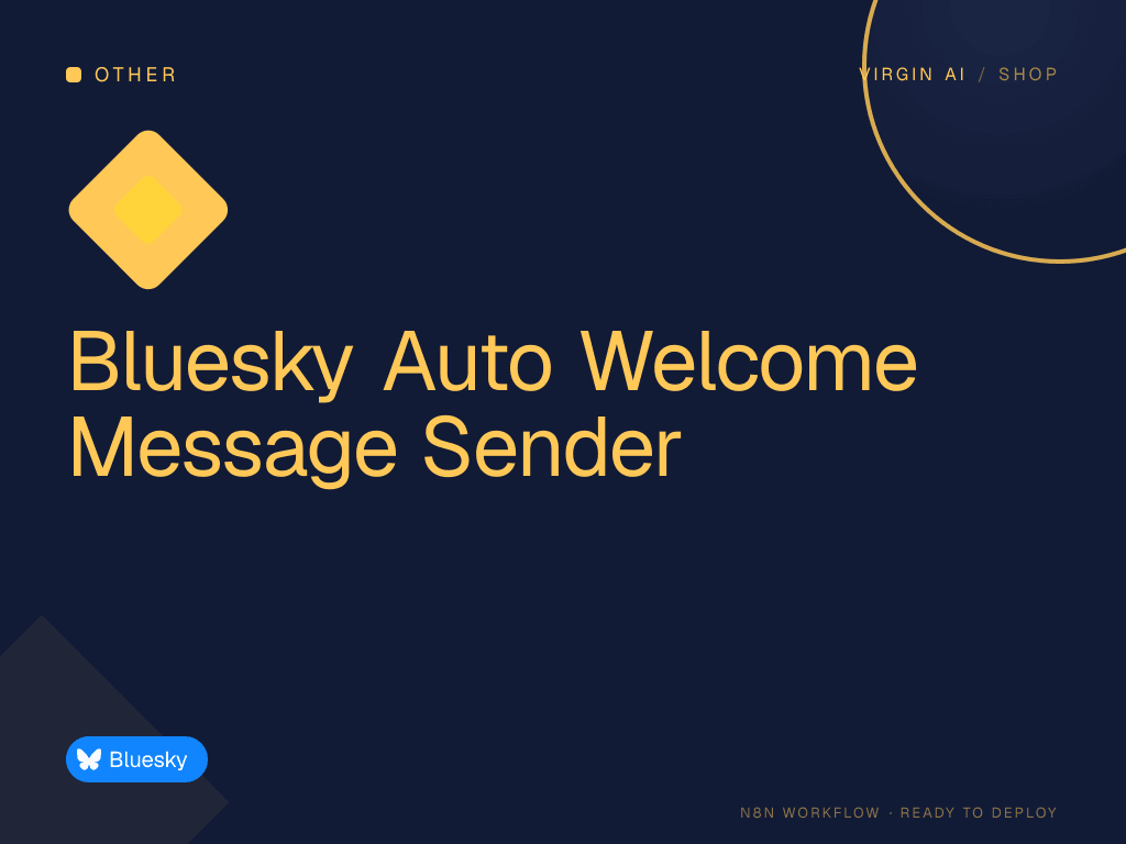 Bluesky Auto Welcome Message Sender