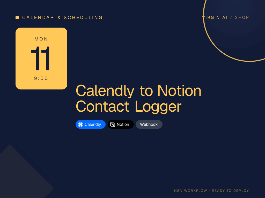 Calendly to Notion Contact Logger