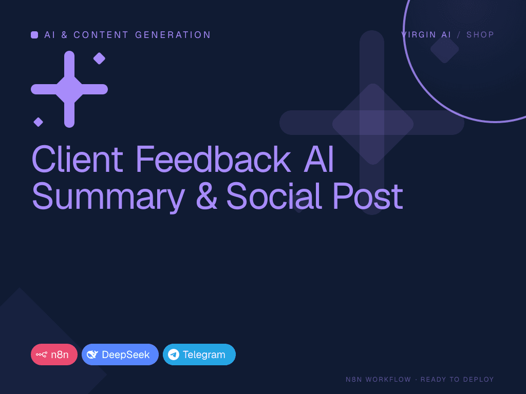 Client Feedback AI Summary & Social Post