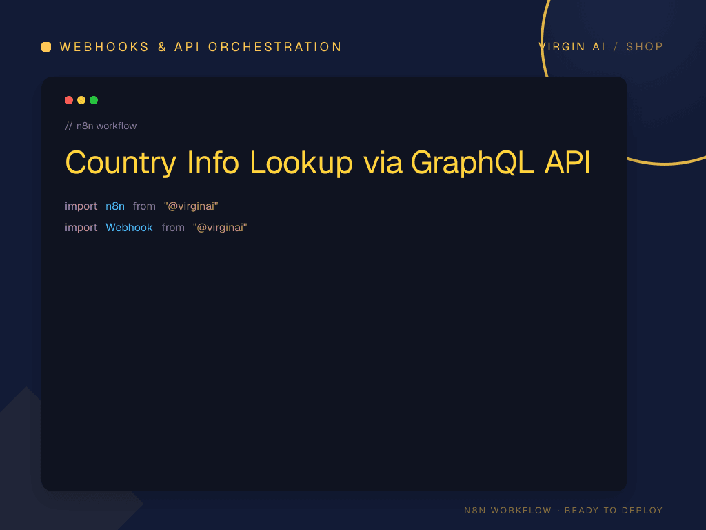 Country Info Lookup via GraphQL API