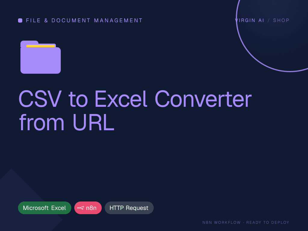 CSV to Excel Converter from URL