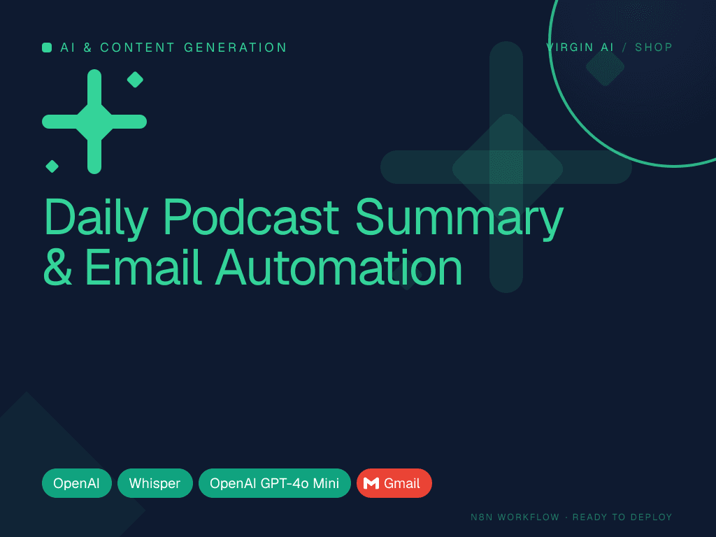 Daily Podcast Summary & Email Automation