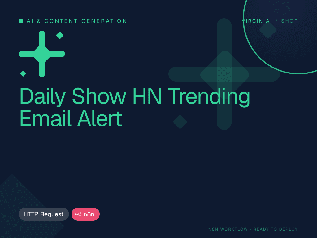 Daily Show HN Trending Email Alert
