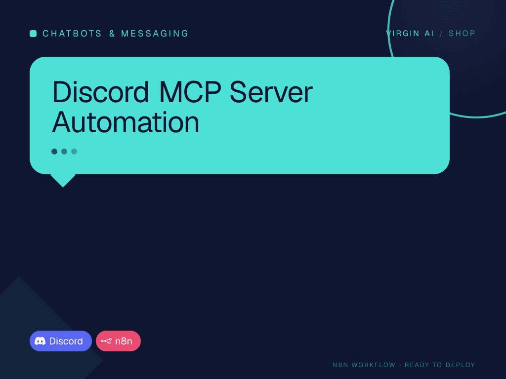 Discord MCP Server Automation