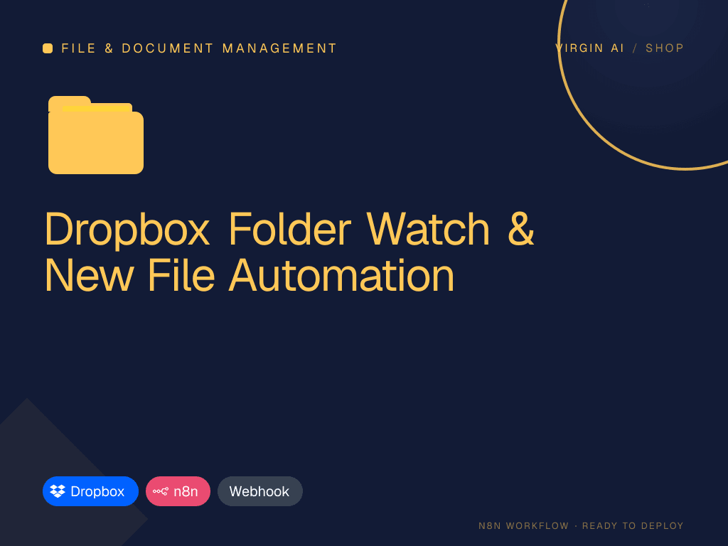 Dropbox Folder Watch & New File Automation