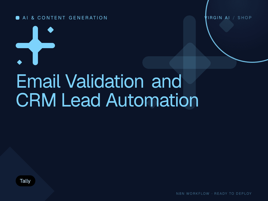 Email Validation and CRM Lead Automation