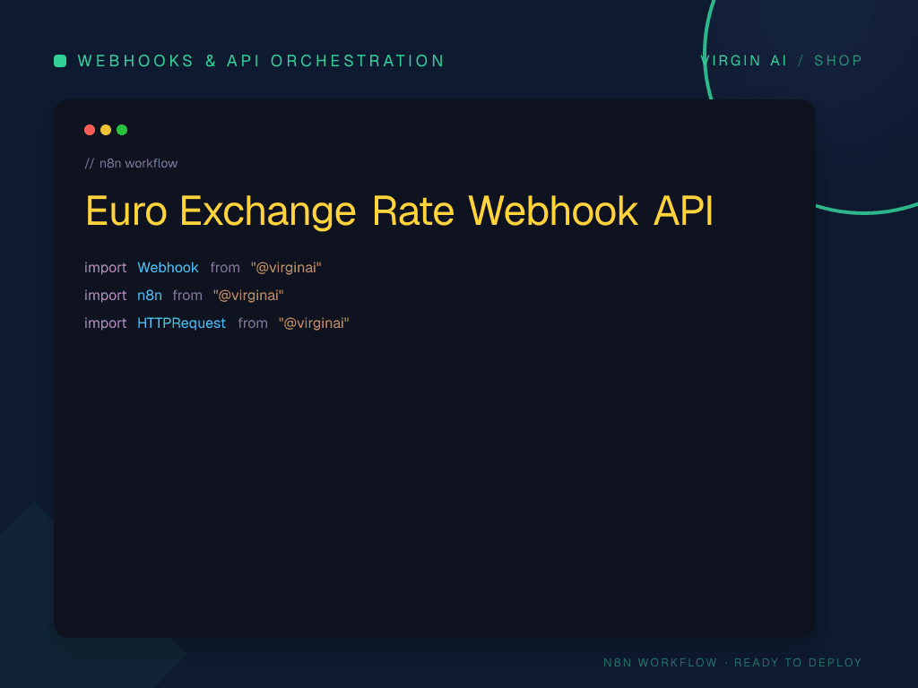 Euro Exchange Rate Webhook API