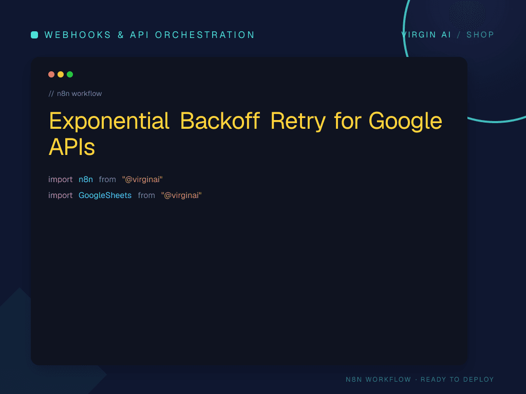 Exponential Backoff Retry for Google APIs