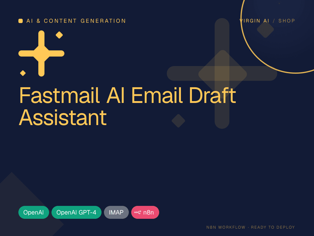Fastmail AI Email Draft Assistant