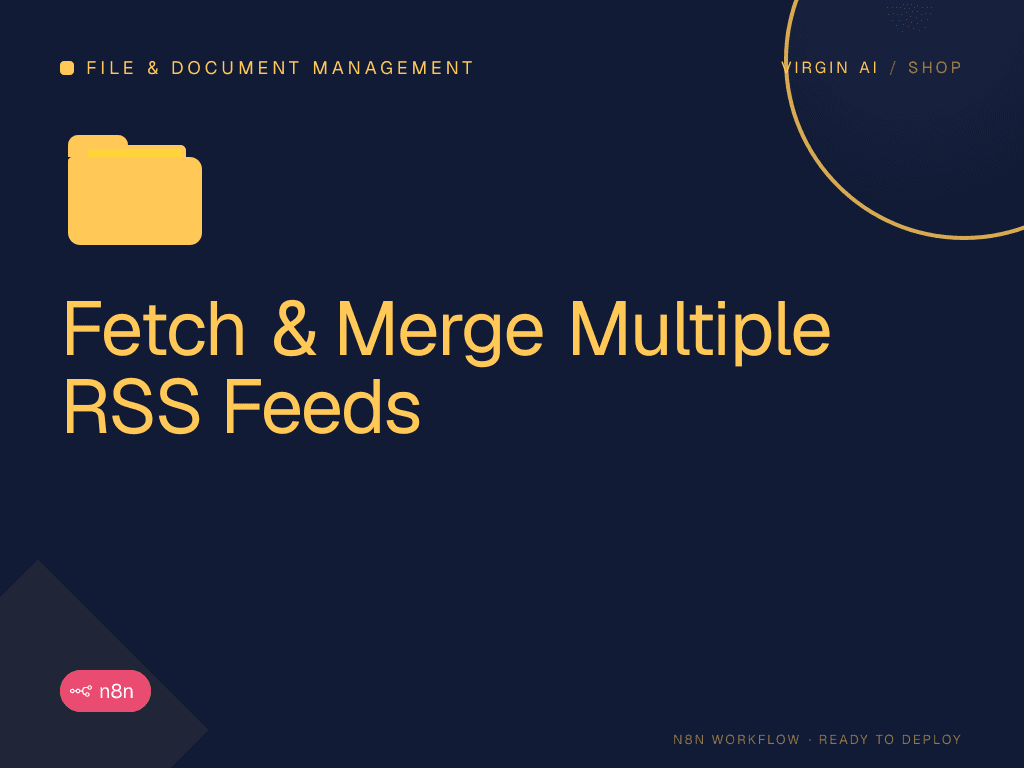 Fetch & Merge Multiple RSS Feeds