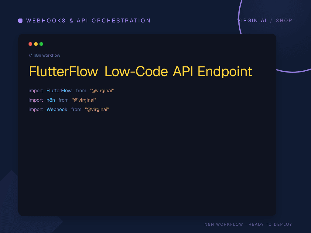 FlutterFlow Low-Code API Endpoint