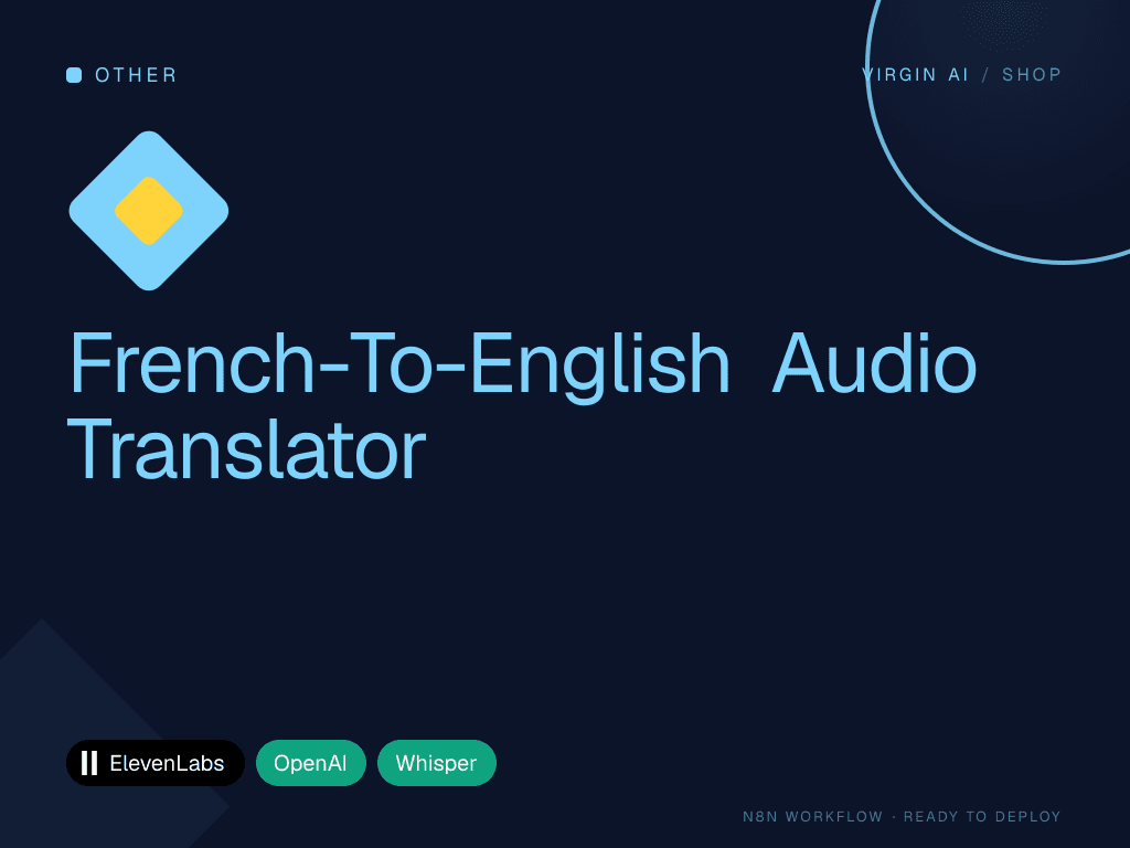 French-To-English Audio Translator