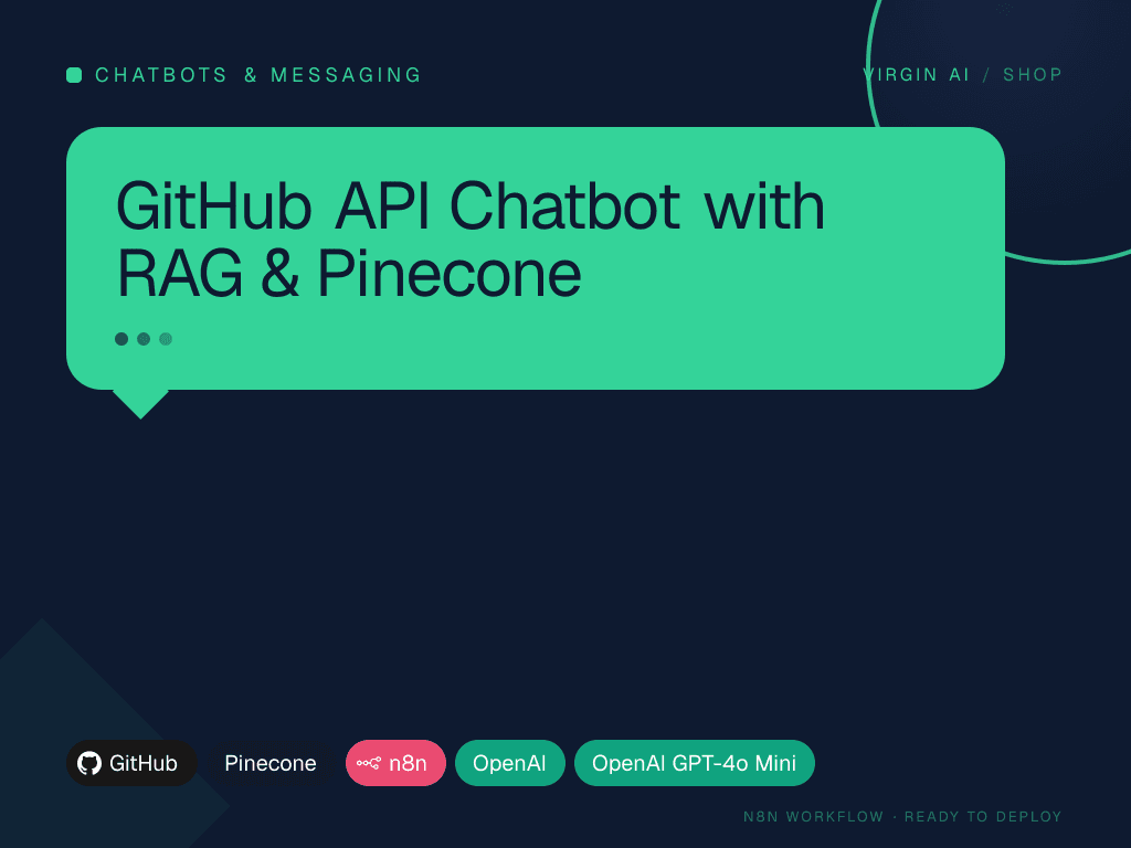 GitHub API Chatbot with RAG & Pinecone