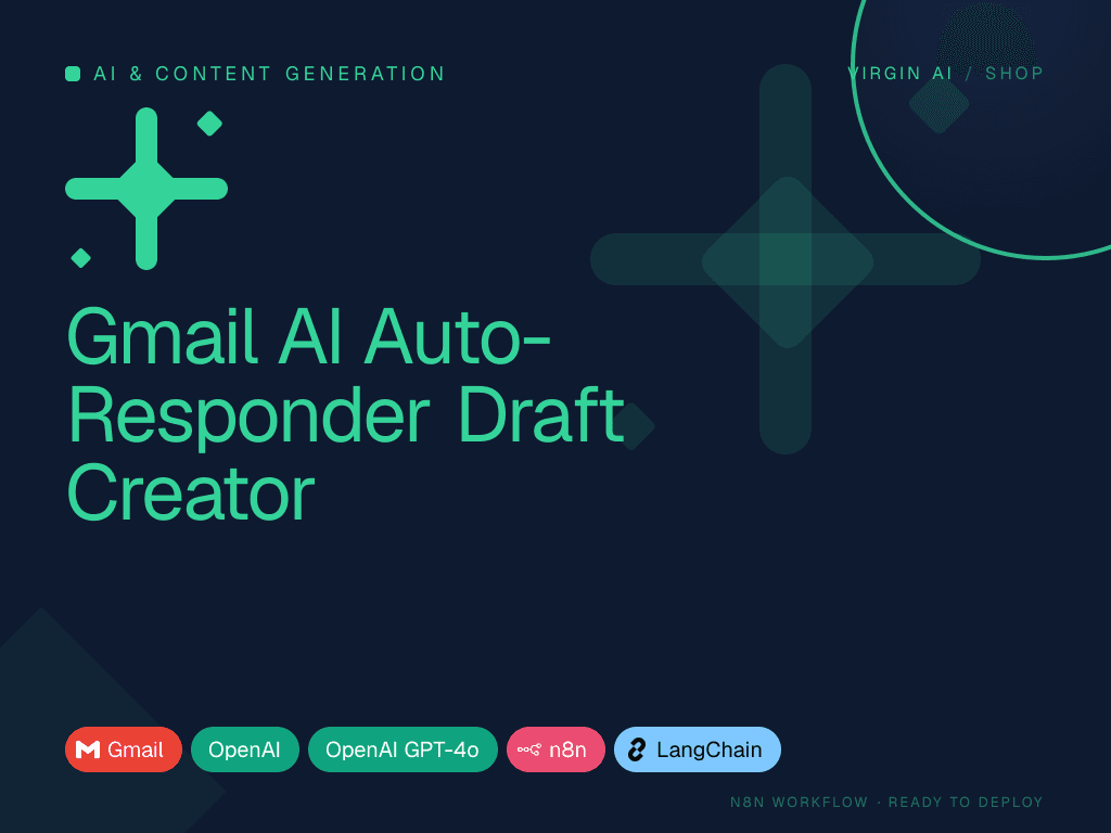 Gmail AI Auto-Responder Draft Creator