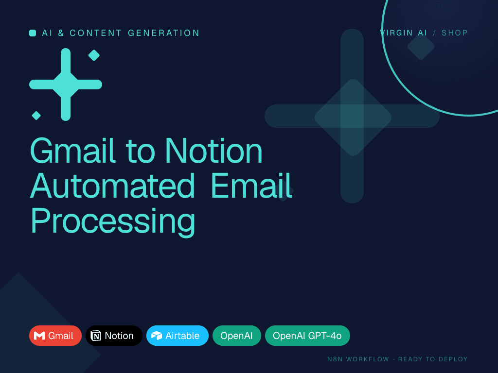 Gmail to Notion Automated Email Processing