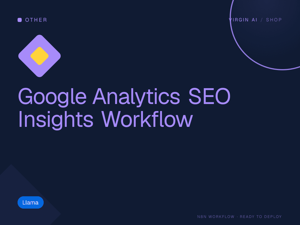 Google Analytics SEO Insights Workflow