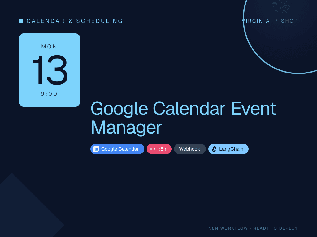 Google Calendar Event Manager