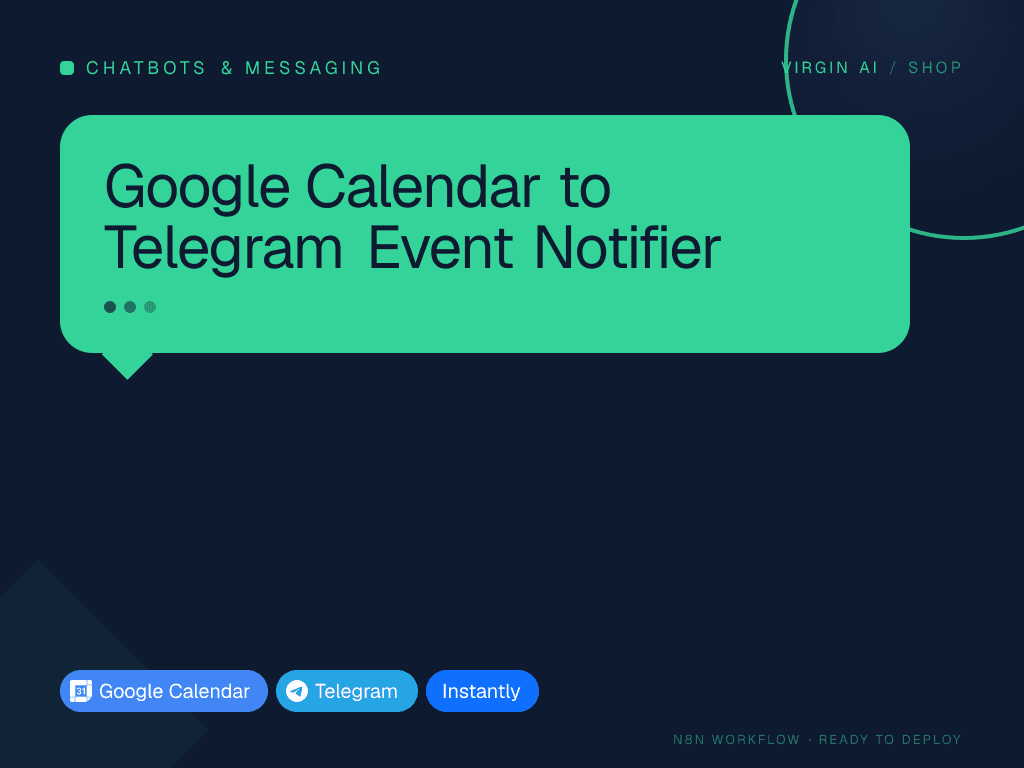 Google Calendar to Telegram Event Notifier