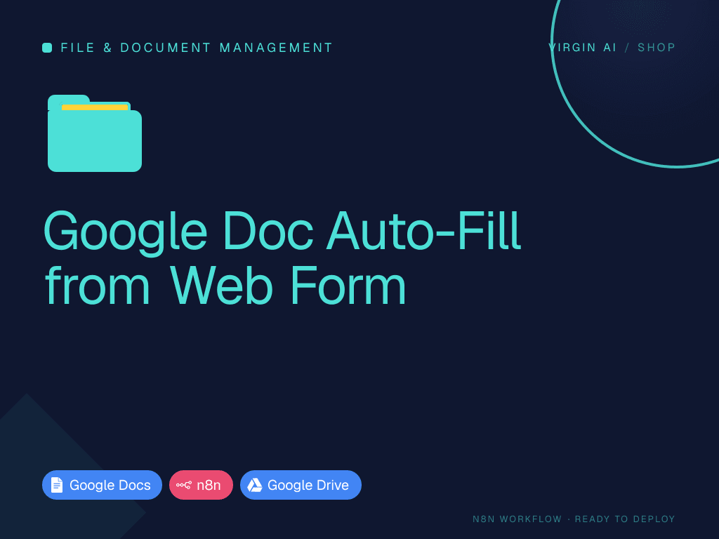 Google Doc Auto-Fill from Web Form
