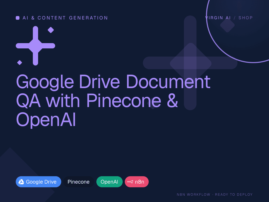 Google Drive Document QA with Pinecone & OpenAI