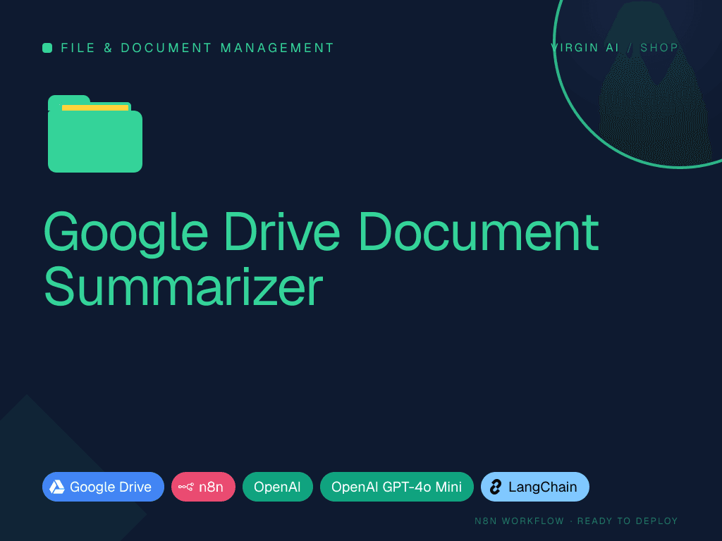 Google Drive Document Summarizer