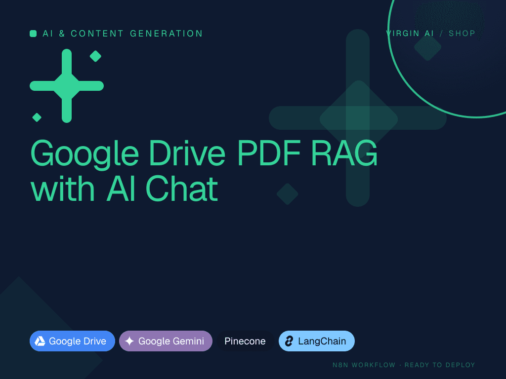 Google Drive PDF RAG with AI Chat