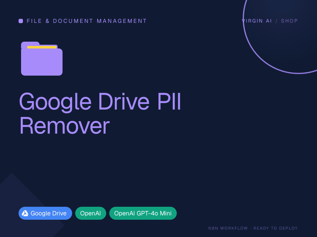 Google Drive PII Remover