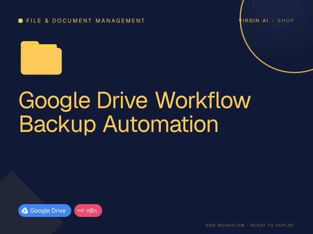 Google Drive Workflow Backup Automation
