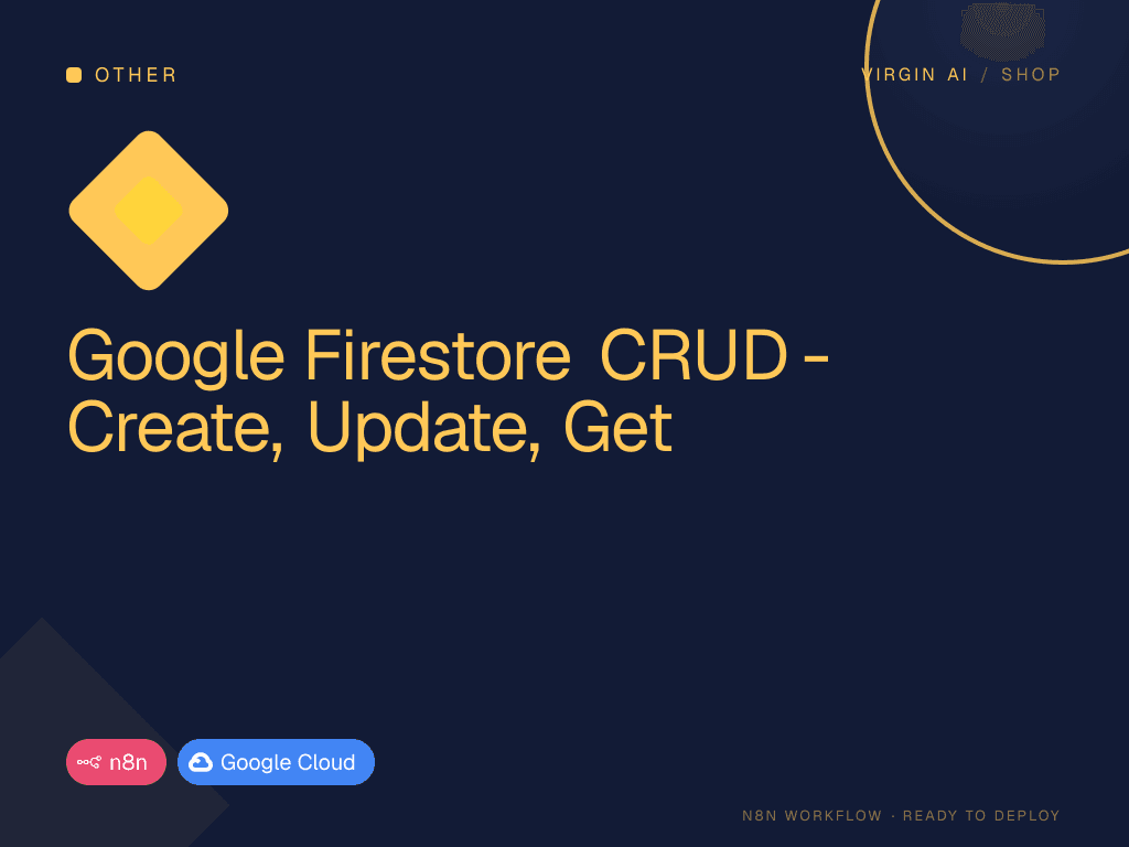 Google Firestore CRUD - Create, Update, Get